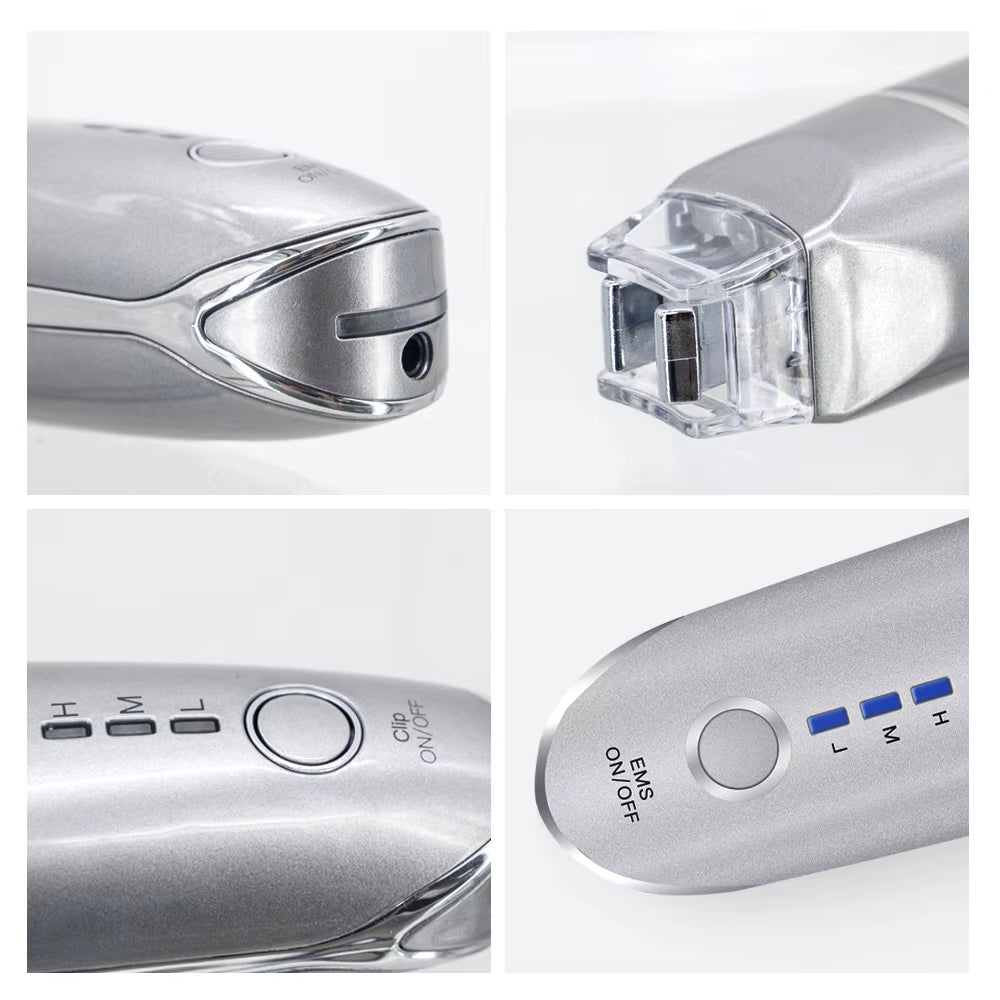 2-in-1 EMS Electric Face and Eye Massager for Dark Circle Reduction and Skin Tightening, Anti-Aging Wrinkle Care Tool